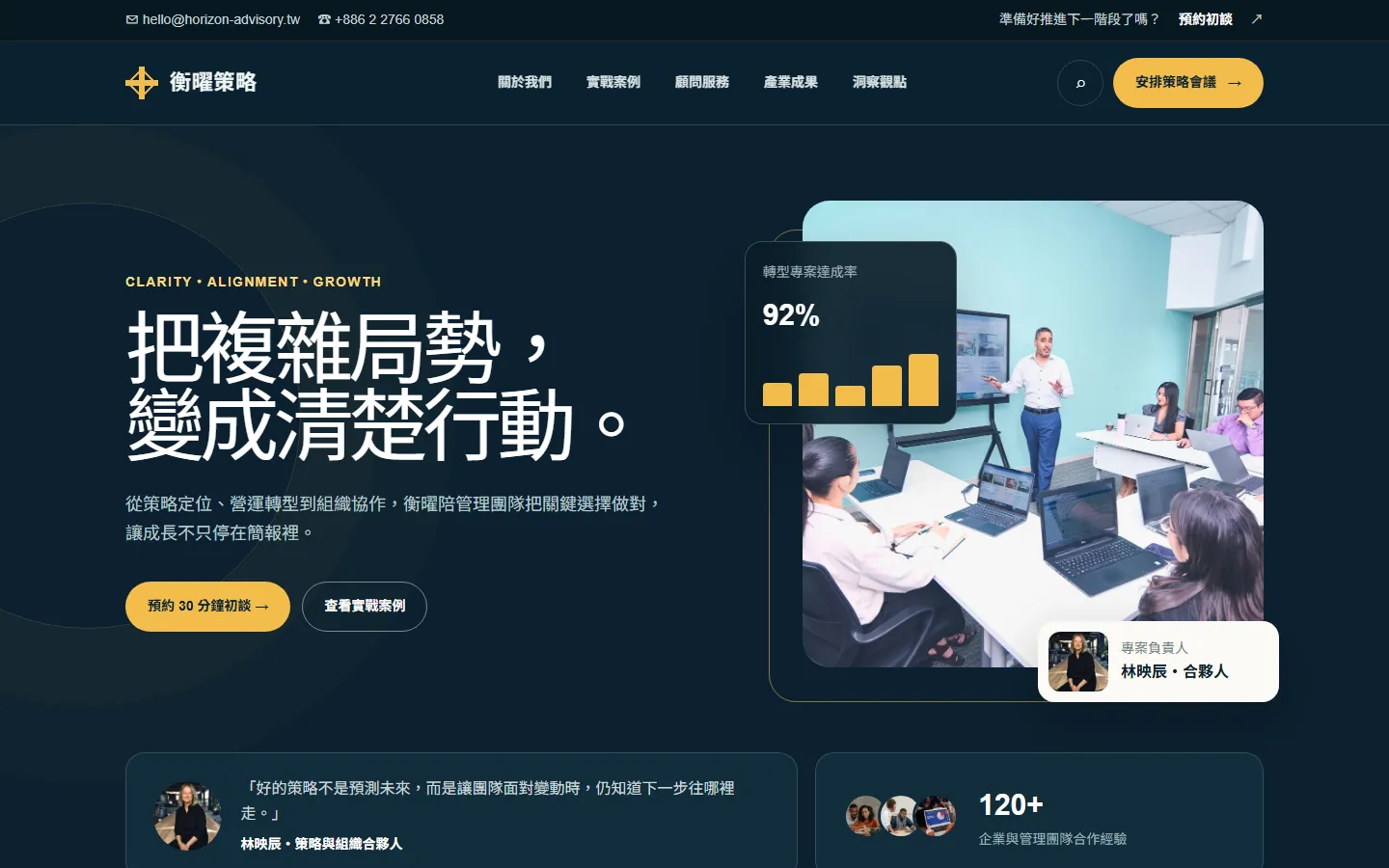 企業策略顧問公司官網